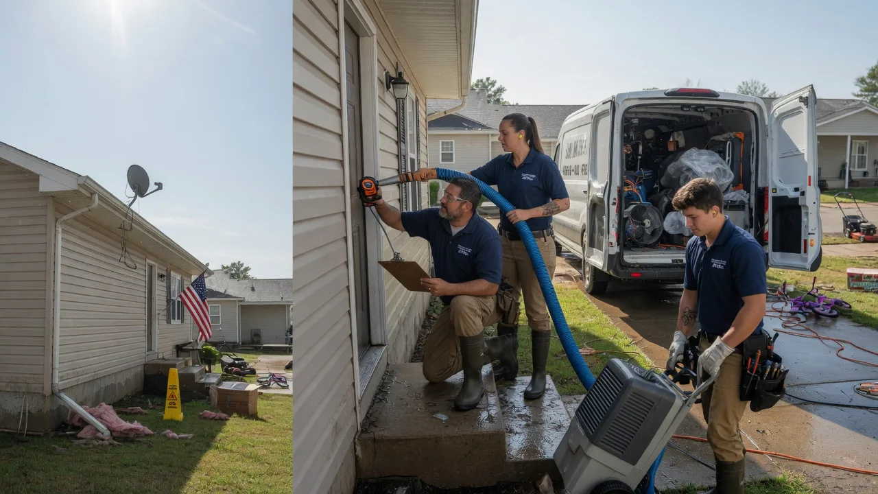 Ceiling Water Damage Restoration in Sanborn, ND near me